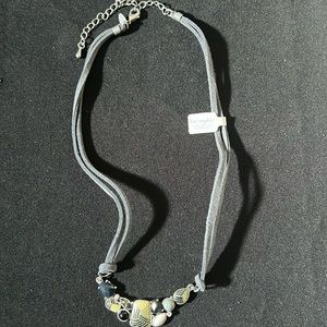Lia, Sophia, leather necklace, new never worn